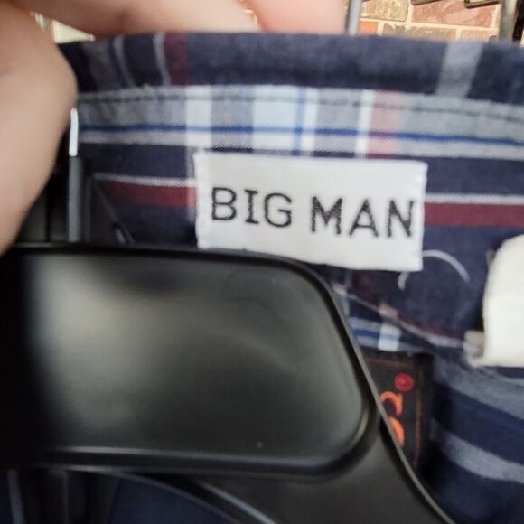 Plains Big Man Western Pearl Snap Shirt Blue Plaid Size 3X - Picture 6 of 7